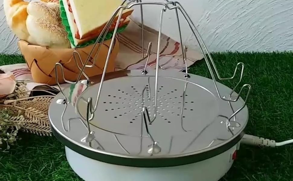 Folding Camp Stove Toaster, Portable Backpacking Outdoor