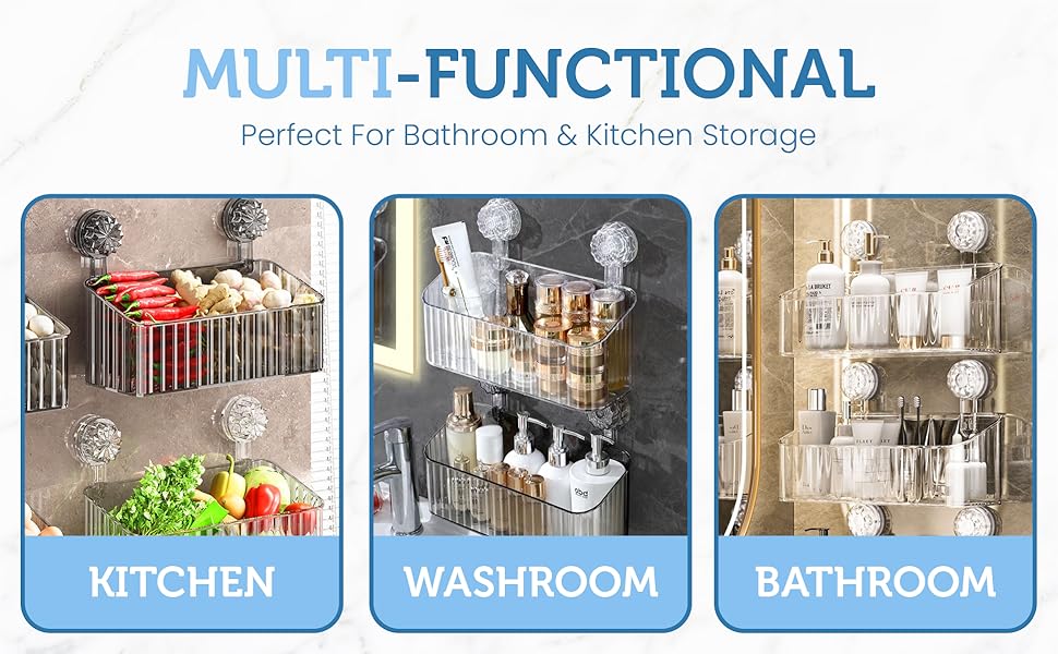 Bathroom organiser without drill