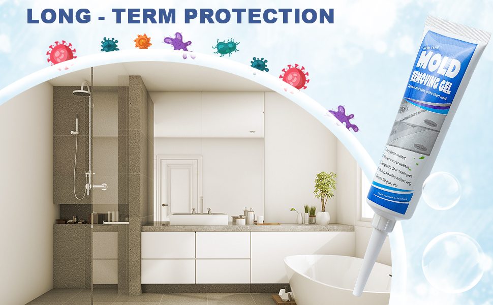 2pcs Household Mold Remover Cleaning Gel, Chemical Mold Removing Gel