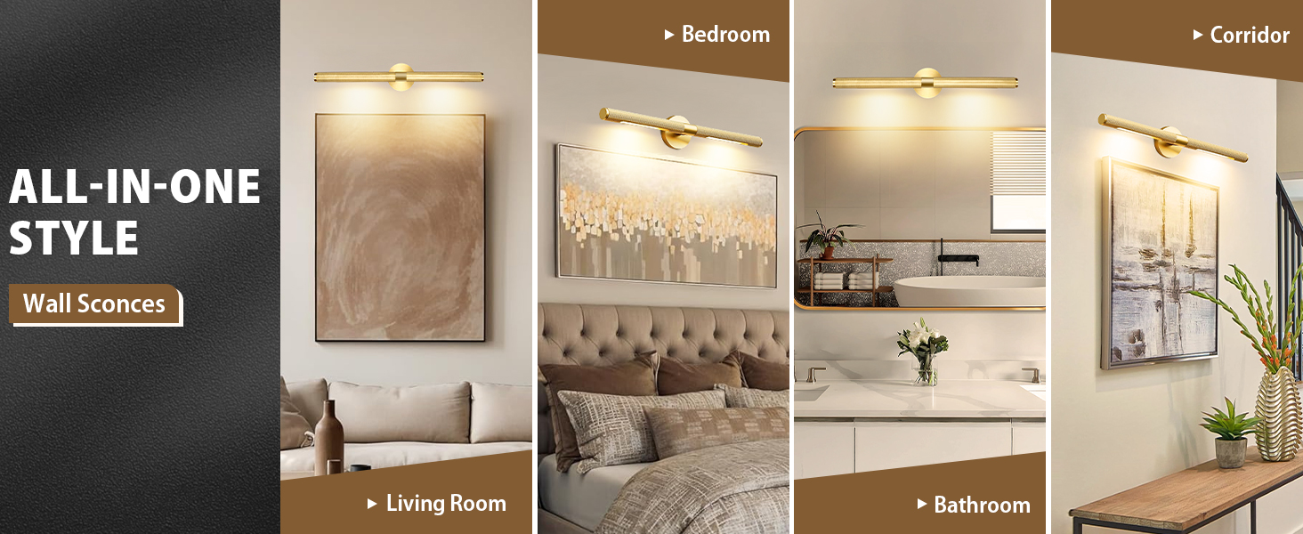 brass wall sconces picture light