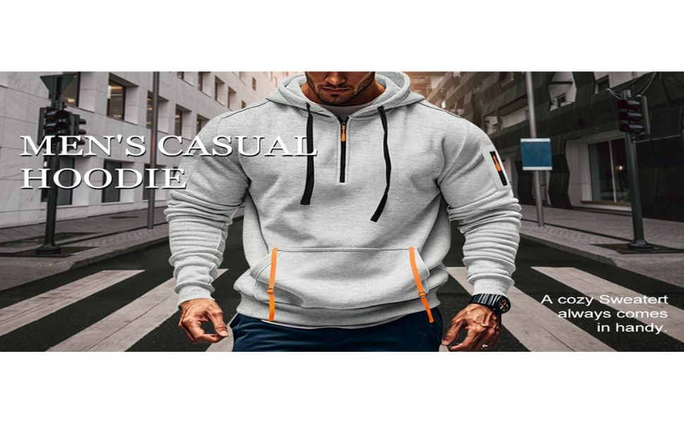 1/4 zip pullover mens