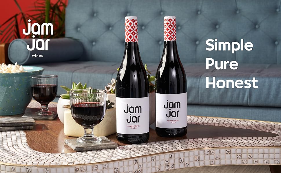 Jam Jar Sweet Shiraz, Red Wine, 750 mL Bottle at Amazon's Wine Store