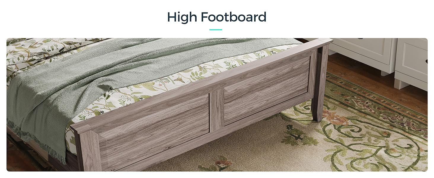 full size bed with headboard