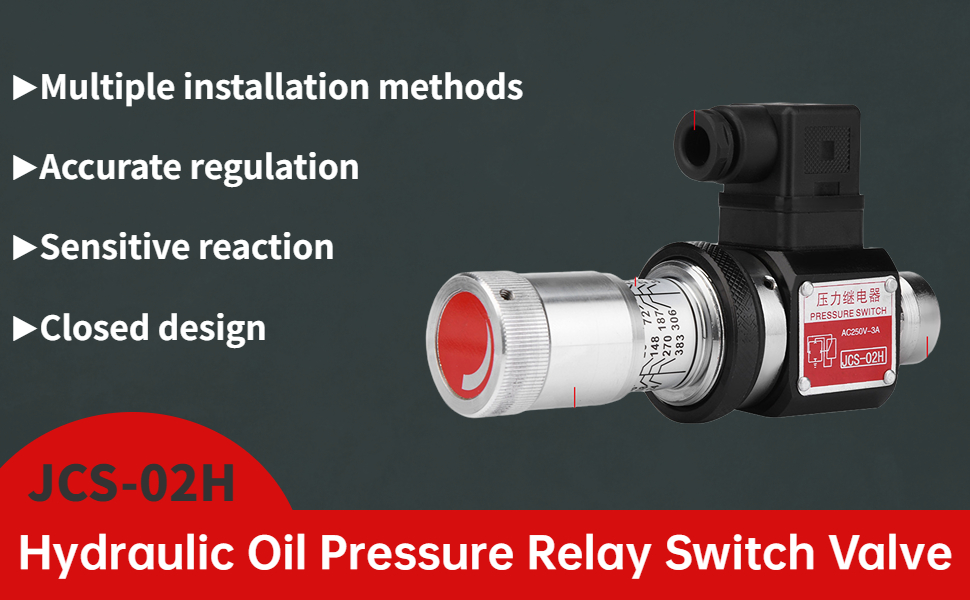 Pressure Relay, JCS‑02H PT1/4 Hydraulic Pressure Switch