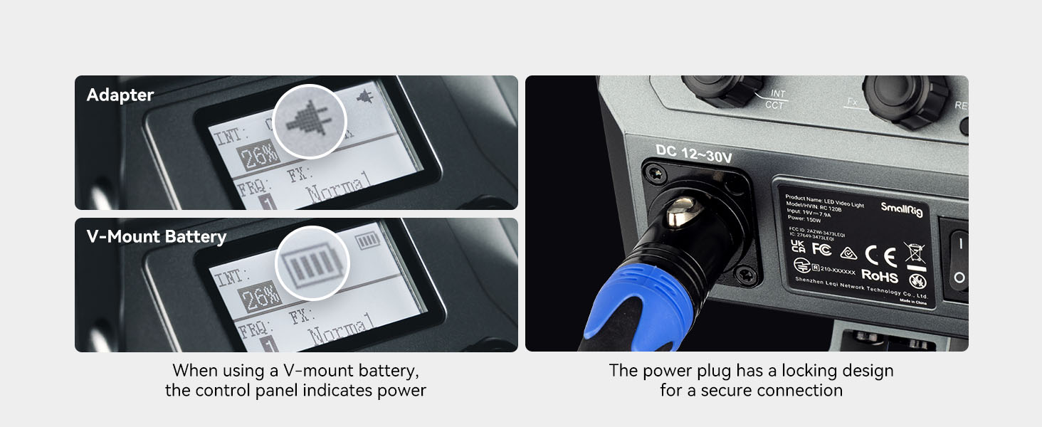 SmallRig RC 120B 120W COB LED Video Light, 2700K6500K, 4