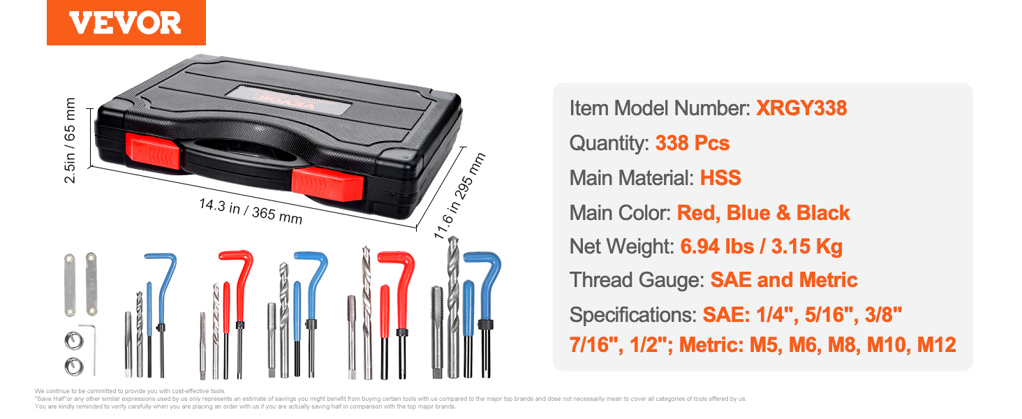 hss drill helicoil repair kit
