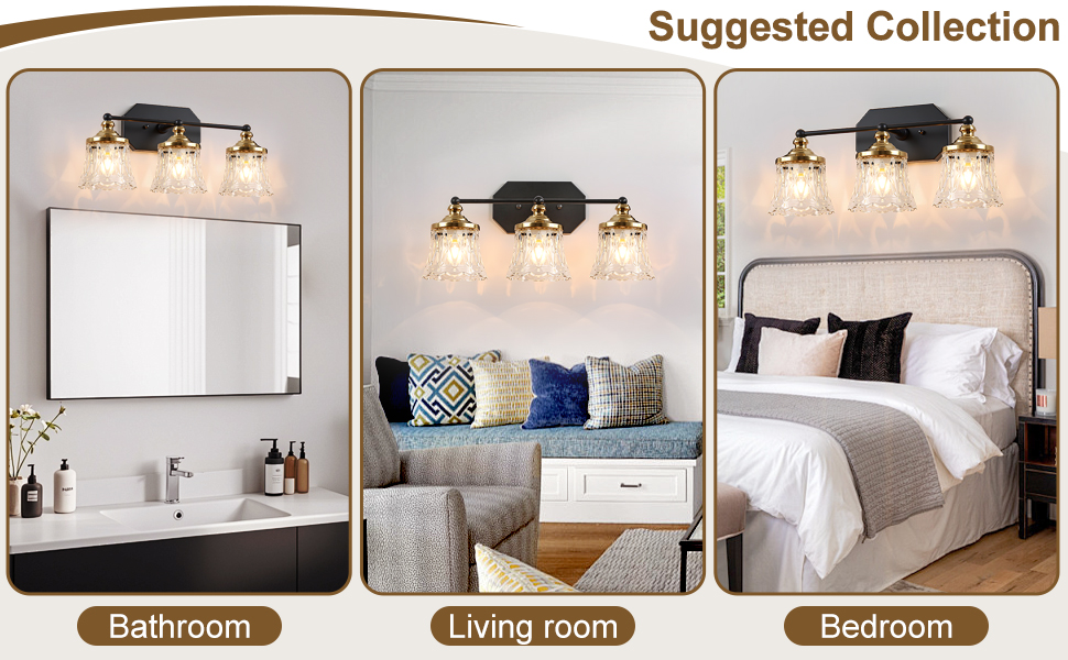 3 Light Bathroom Vanity Light