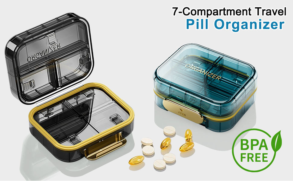 Travel Pill Organizer