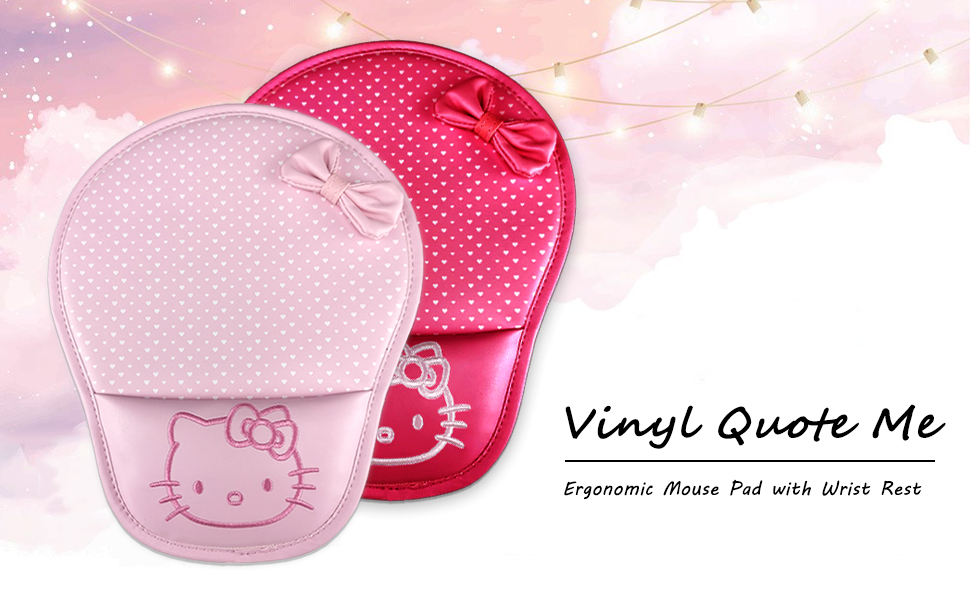 Vinyl Quote Me Pink Pad Mat 