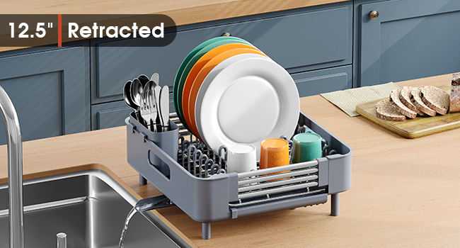 dish drying rack for kitchen counter