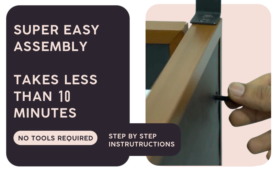 CRAFTEDLOG Shoe Rack Organizer with 2 Doors 4 Shelf Portable Shoe