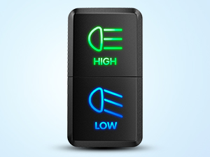 Dual Control Push Button Switch