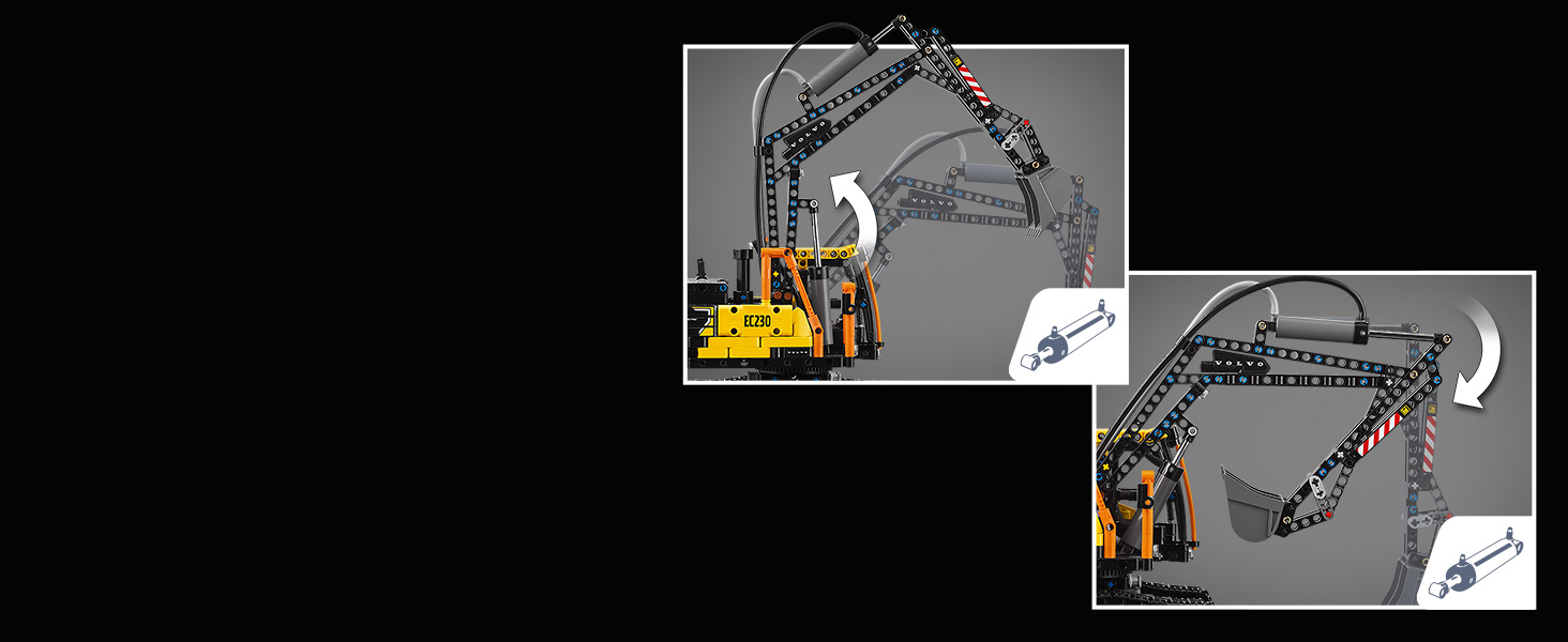 lego technic pelleteuse camion promo