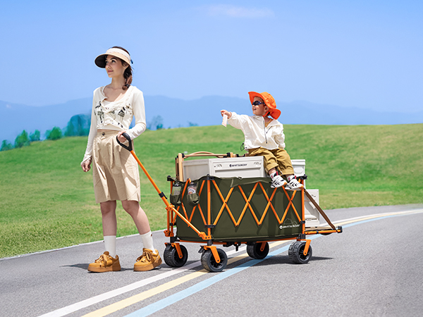 Amazon.com: Whitsunday Collapsible Folding Wagon with Table