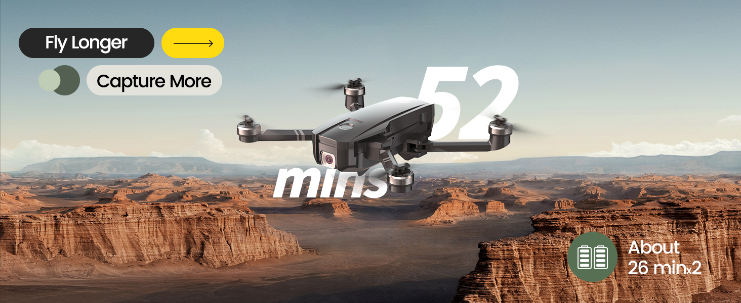 Holy Stone HS720 Foldable GPS Drone with 4K UHD Camera for Adults