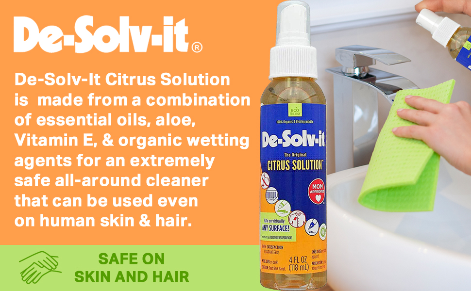 De-Solv-It Citrus Solution organic stain remover