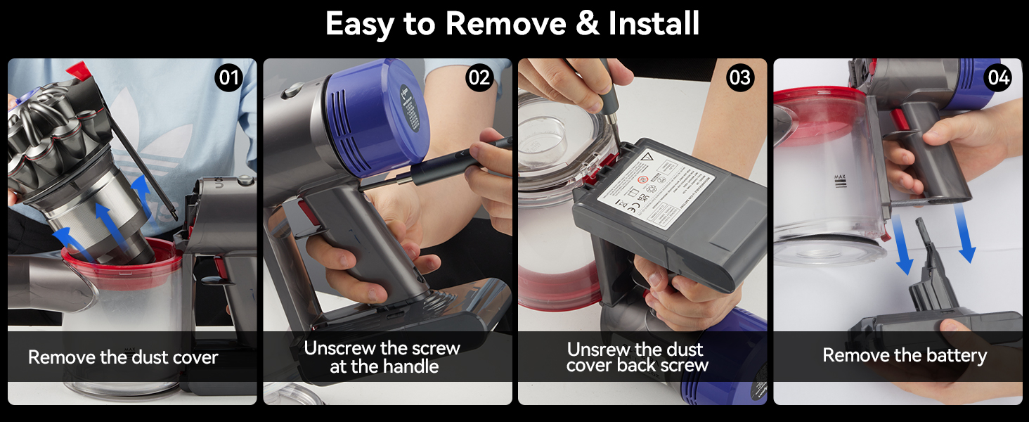 V8 Replacement Battery for Dyson V8 Battery, 21.6V Liion Battery for