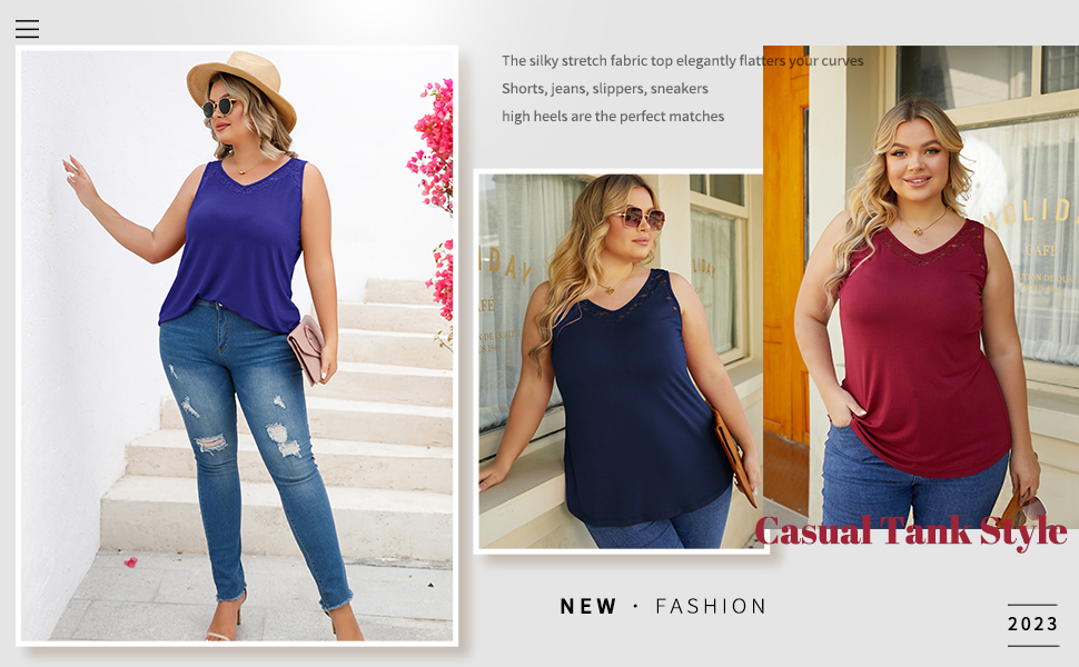 plus size loose tops