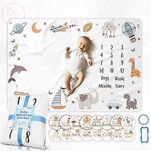 baby milestone blanket, baby monthly milestone blanket boy, baby boy milestone blanket