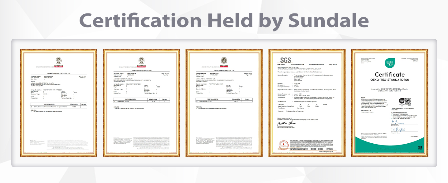 Certification