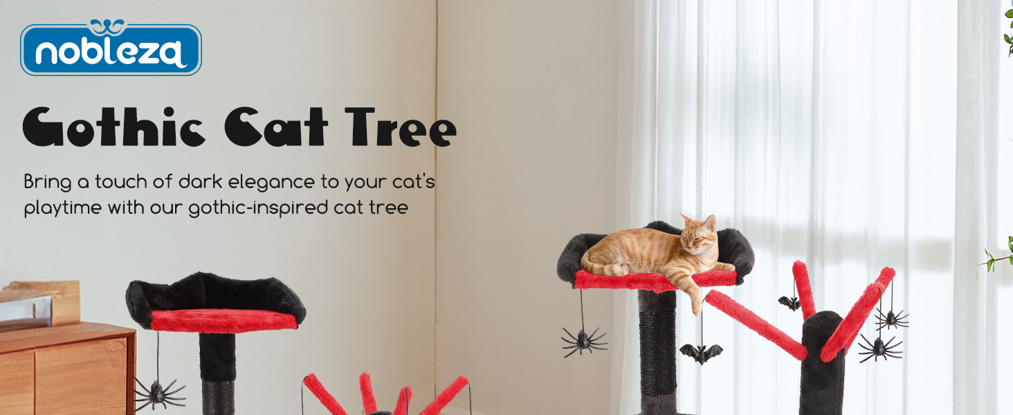 gothic cat tree
