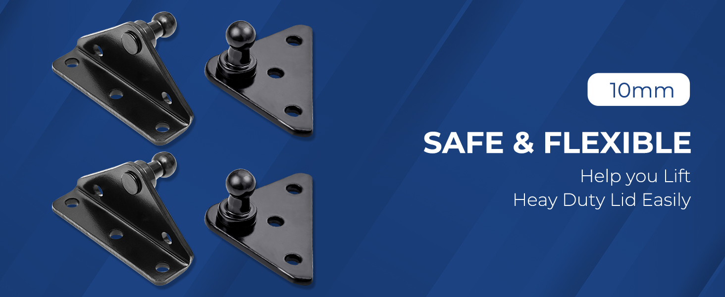 10MM Ball Stud Mounting Bracket for Gas Struts Lift Supports Shocks