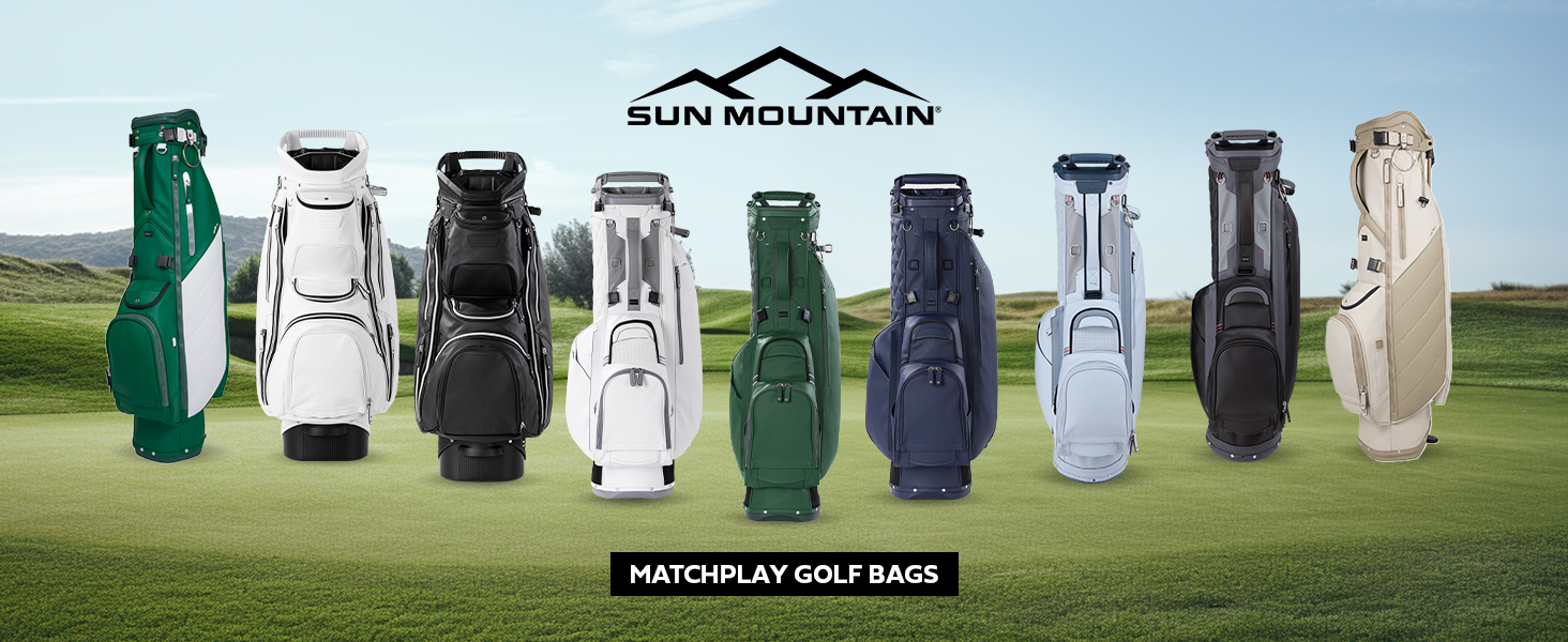 Sun Mountain Matchplay bags, duffel, stand cart bag