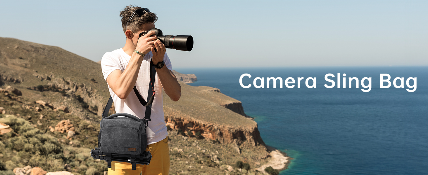 Camera Bags for Photographers Small Crossbody Shoulder Bag DSLR SLR Camera Case  Waterproof