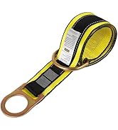 TRSMIMA Safety Strap Fall Protection - 3ft Cross Arm Strap Anchor Strap Anchorage Sling Lanyard w...