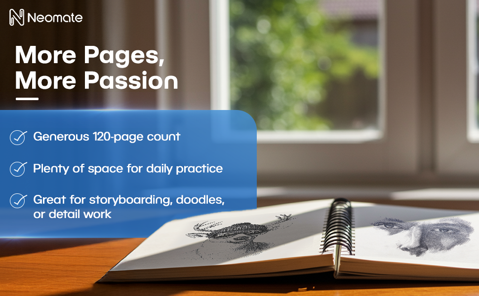 Neomate A5 Spiral Sketch Book