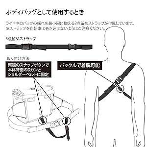 Amazon.co.jp: [カペルミュール] サイクリング バッグ 2WAY