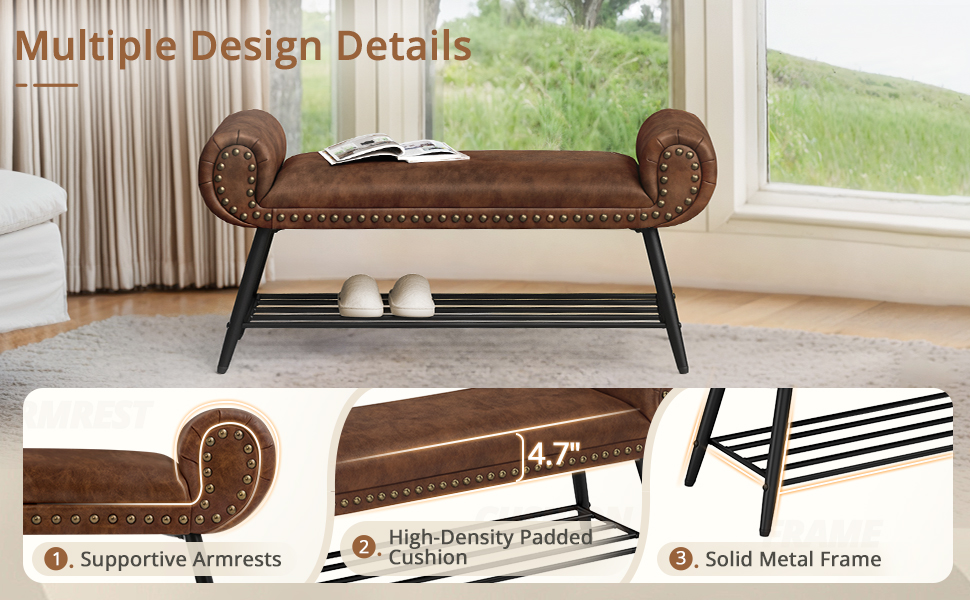 end of bed bench