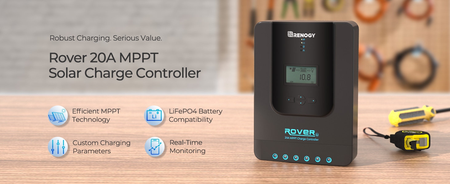 Rover 20a Mppt solar charger control