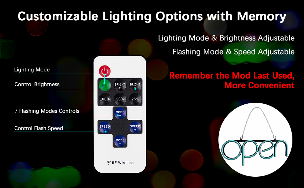 Amazon.com : Led Open Signs for Business, 16 x 6 inch Open Sign, Neon ...