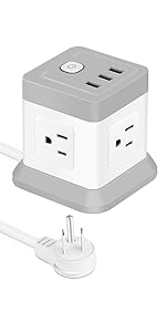 BEVA 4 outlets cube power strip
