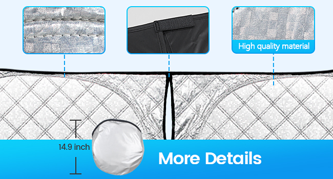 Rilsen winshield sunshade is made of premium material