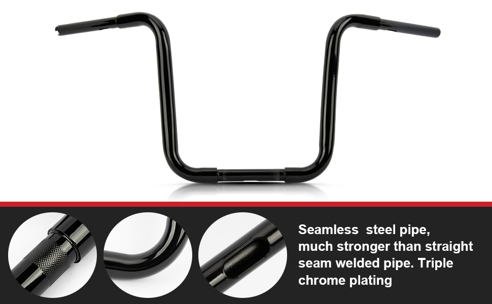 アクセサリー vicky Ape Hanger Motorcycle Handlebars 1-1/4