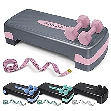Adjustable Height Aerobic Stepper Set