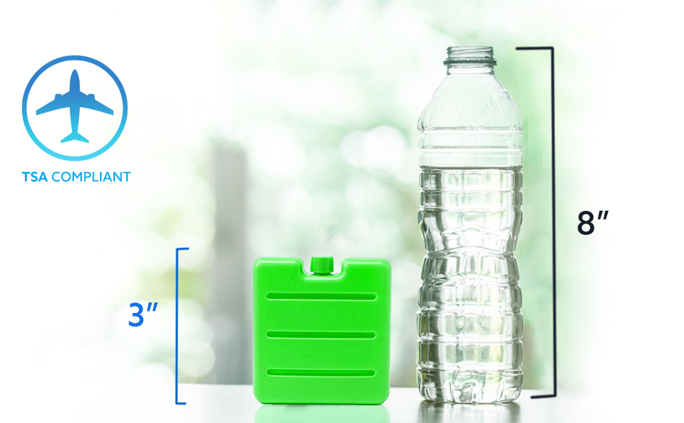 Kona Small Lunch Ice Packs Set of 6 TSA Compliant Slim