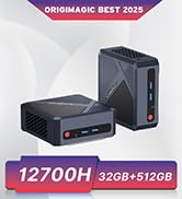 Amazon.com: origimagic N2 Gaming Mini PC, AMD Ryzen 5 6600H