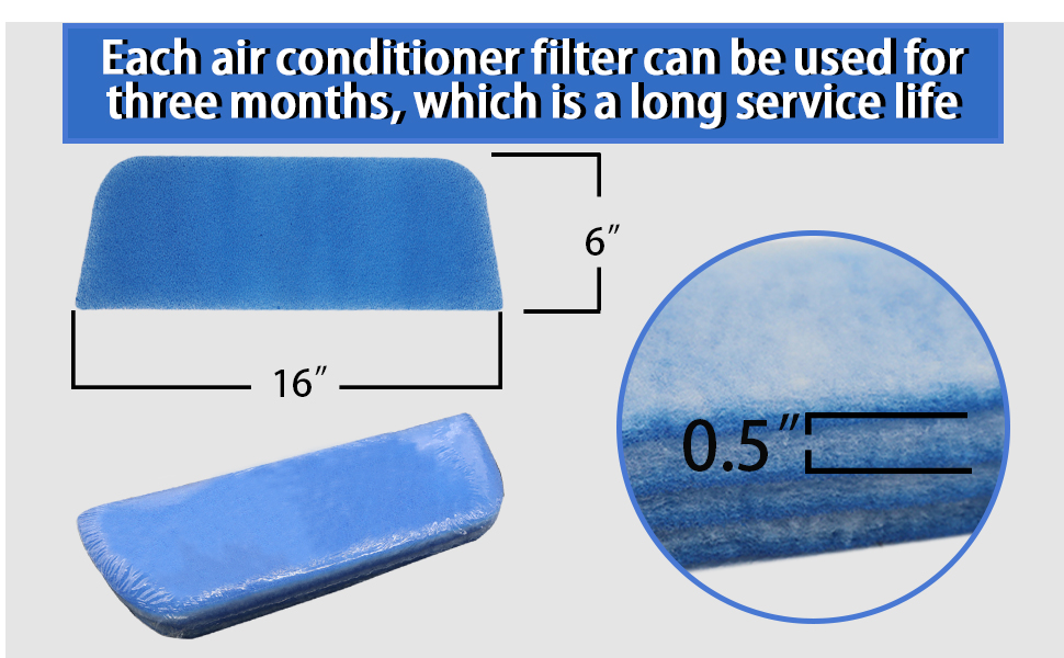 RV AC Filter Fit for Coleman Mach RV Conditioner Air
