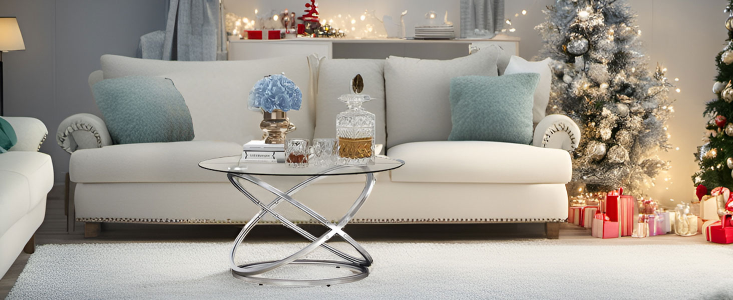 Christmas coffee table for livin groom