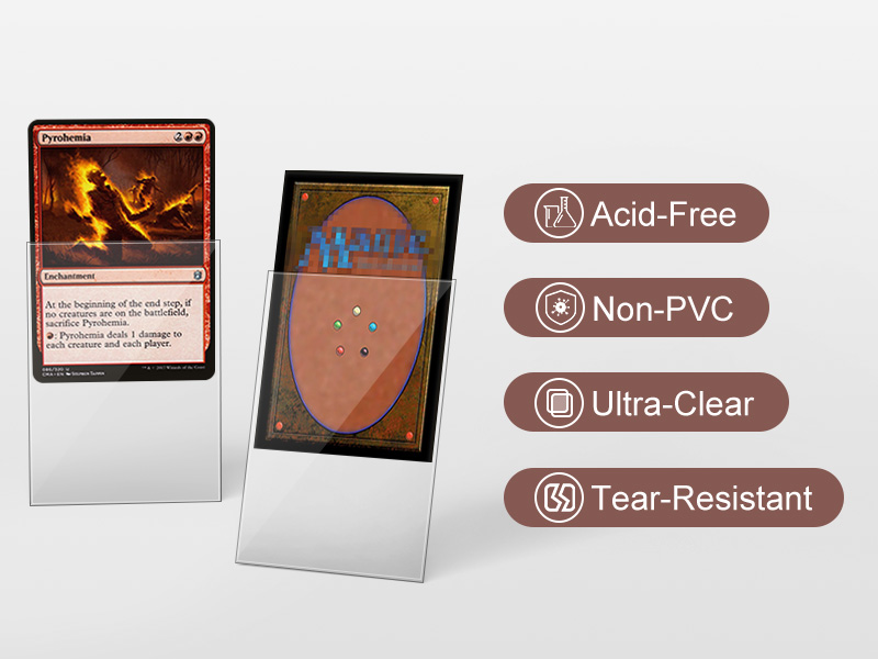 card sleeves trading card sleeves clear football card sleeves magic card sleeves photocard sleeves
