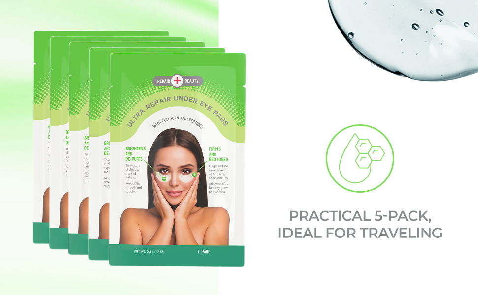 Practical 5-Pack, Ideal For Traveling