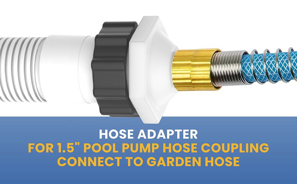 Pool Drain to Hose Adapter Fit for Intex & Coleman Above
