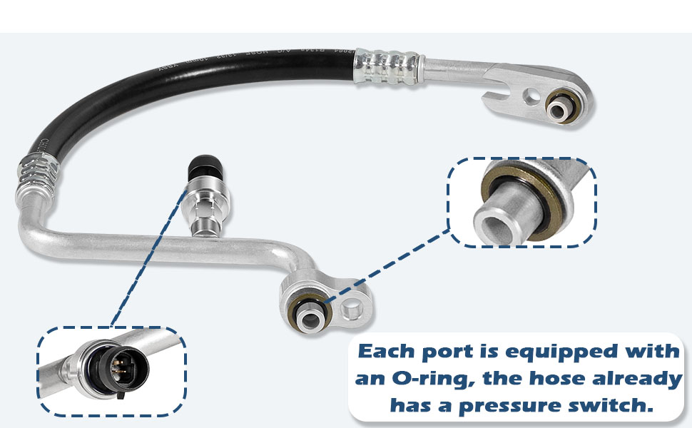 1534440 Air Conditioning Compressor and Condenser Hose Assembly Suitable for Buick