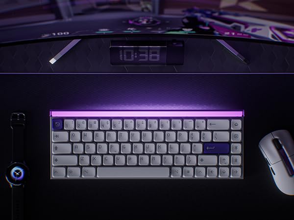Amazon.com: MelGeek MADE68 Air Wired Keyboard, Hall Effect