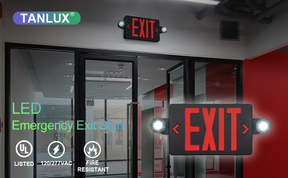 LED emergency exit sign