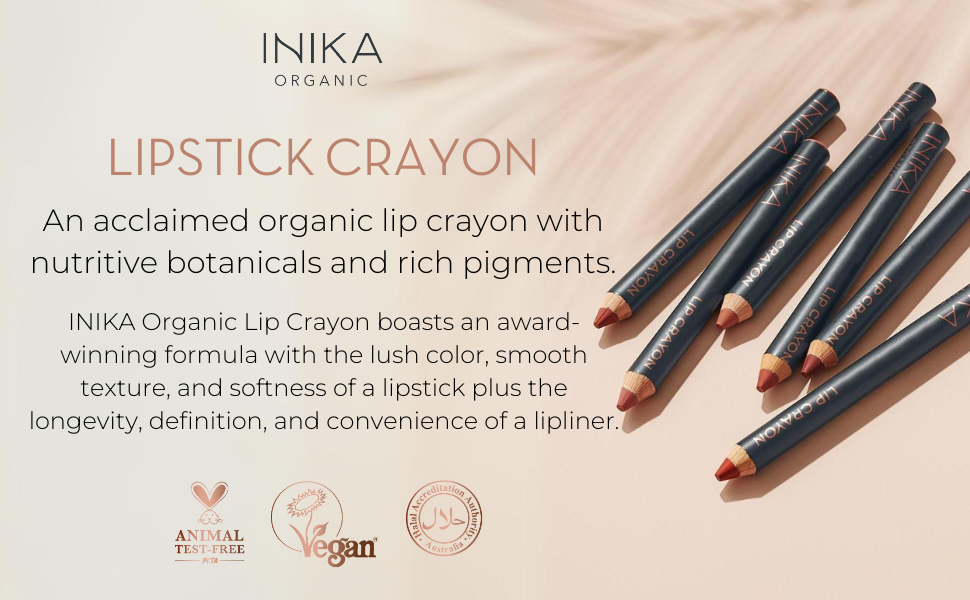 INIKA Organic Lipstick Crayon