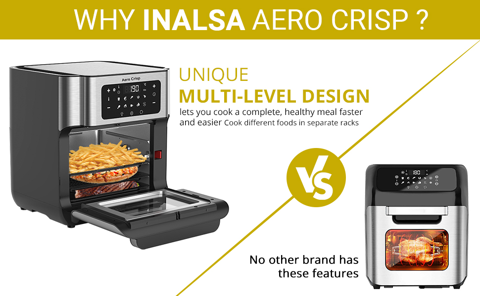 Buy Inalsa Aero Crisp Air Fryer Oven with Extra Large Capacity